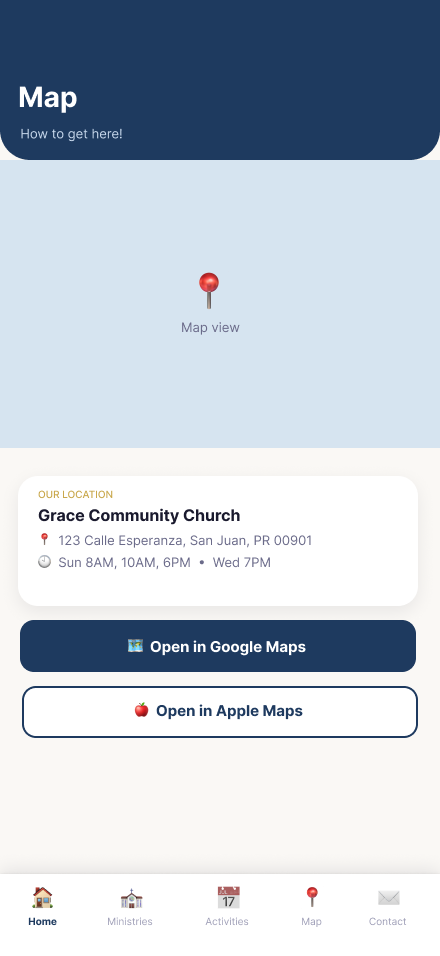 Map Screen