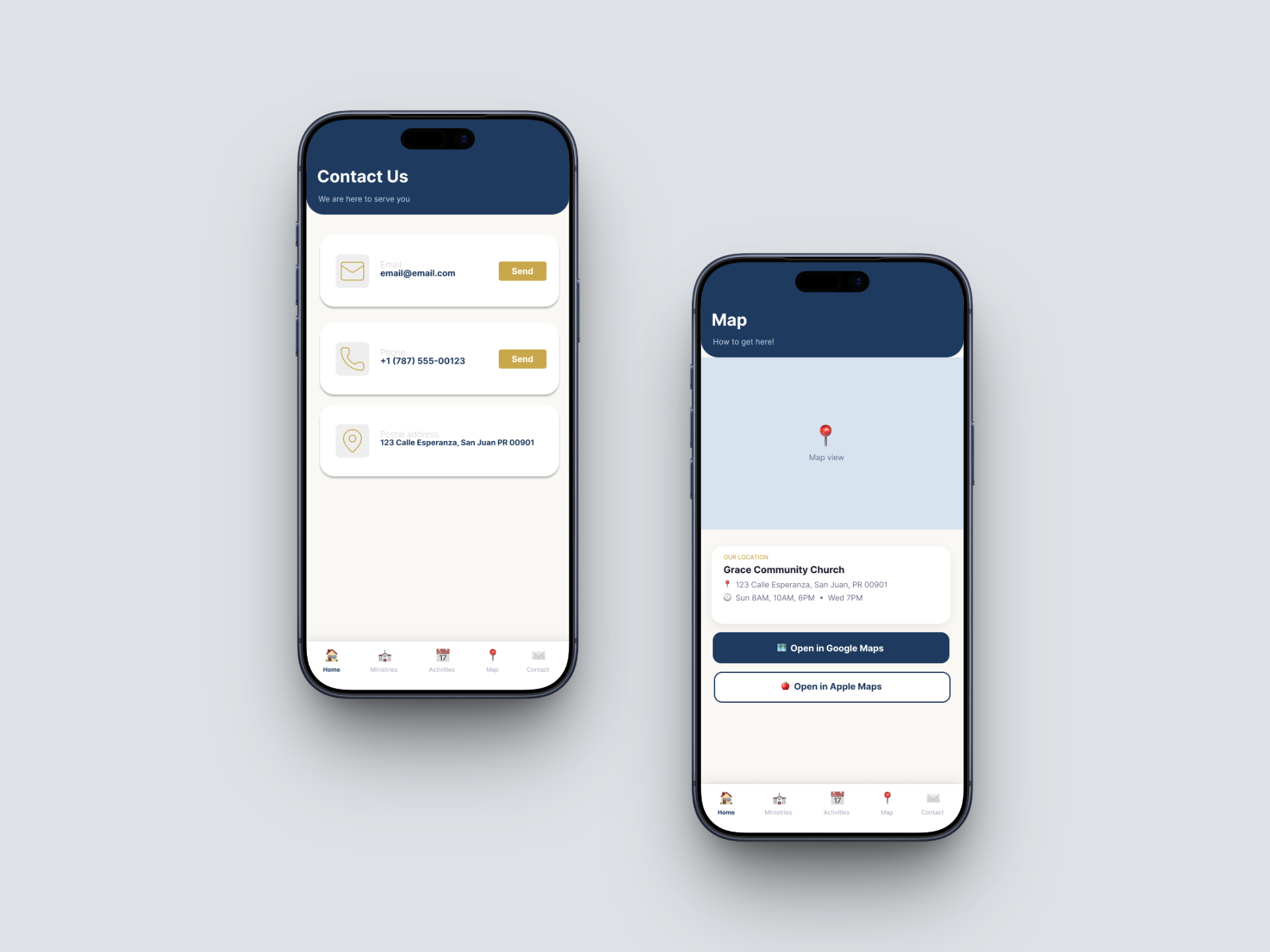 Church App screenshot 2